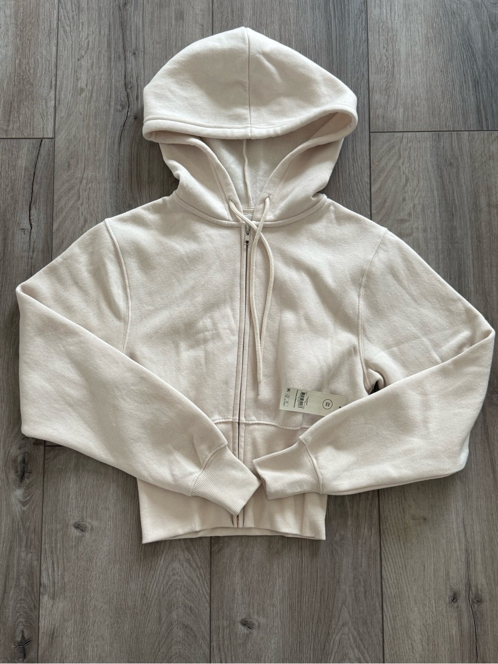 No Boundaries Cropped Zip-Up Hoodie